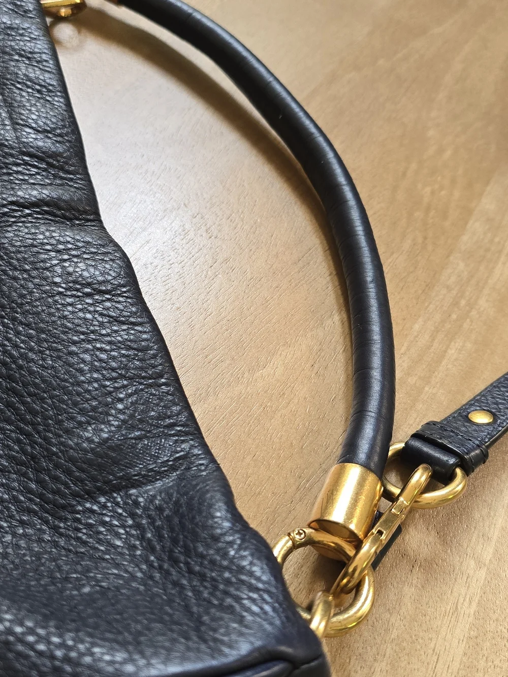 Marc by Marc Jacobs Black Leather Hobo Tote